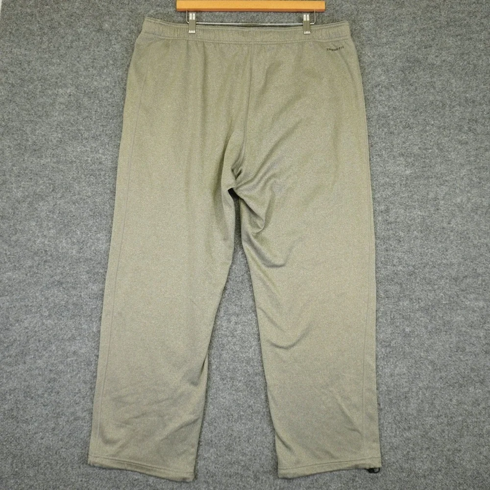 Nike Therma-FIT Pants Mens XL Grey Training Sweatpants Bungee Fleece 379431